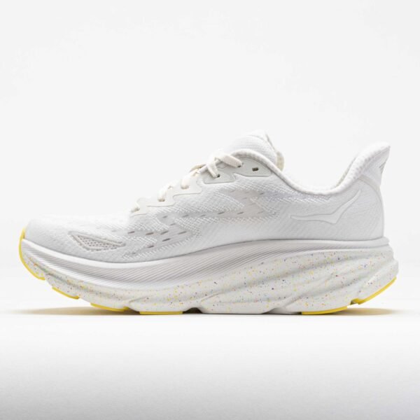 HOKA Clifton 9 Men's White/Lemonade - Image 2
